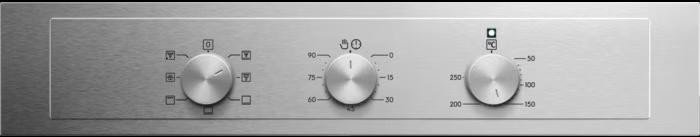 Духовой шкаф Electrolux EOH 2H00 BX серебристый, черный