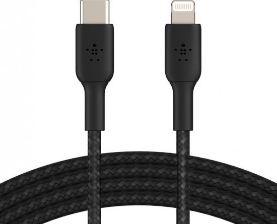 Зарядное устройство Belkin CAA004BT2MBK Lightning, USB Type-C 18 Вт черный