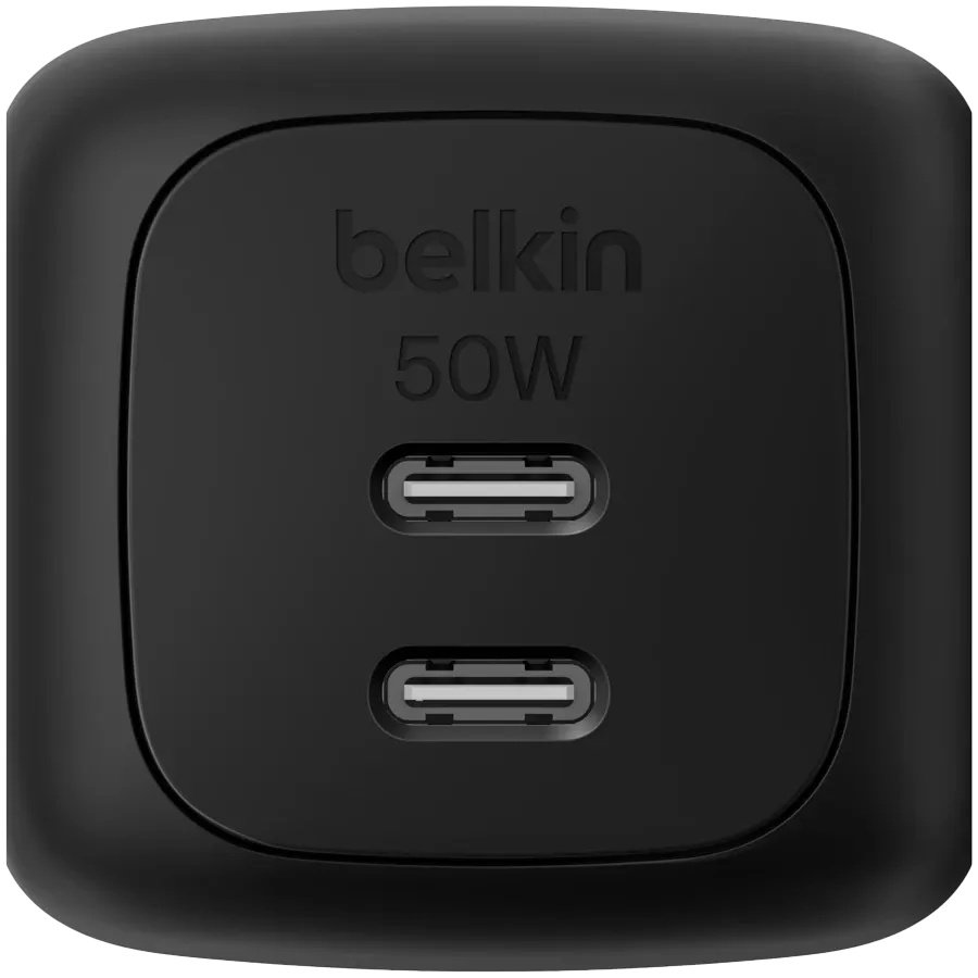 Зарядное устройство Belkin WCH019KQBK USB Type-C 50 Вт черный - ForteMarket Зарядное устройство Belkin WCH019KQBK USB Type-C 50 Вт черный купить,18660