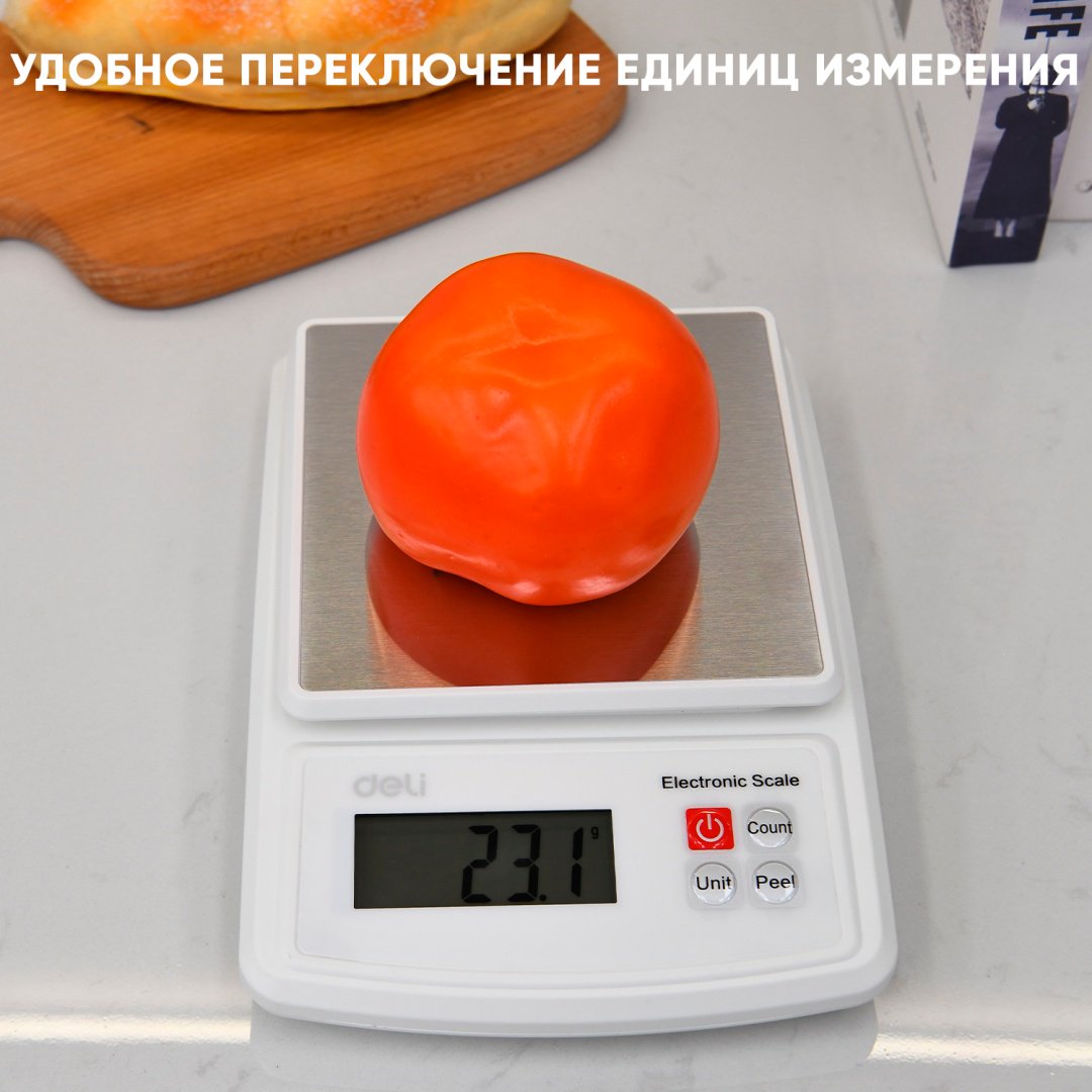 Кухонные весы DELI DL338003 белый