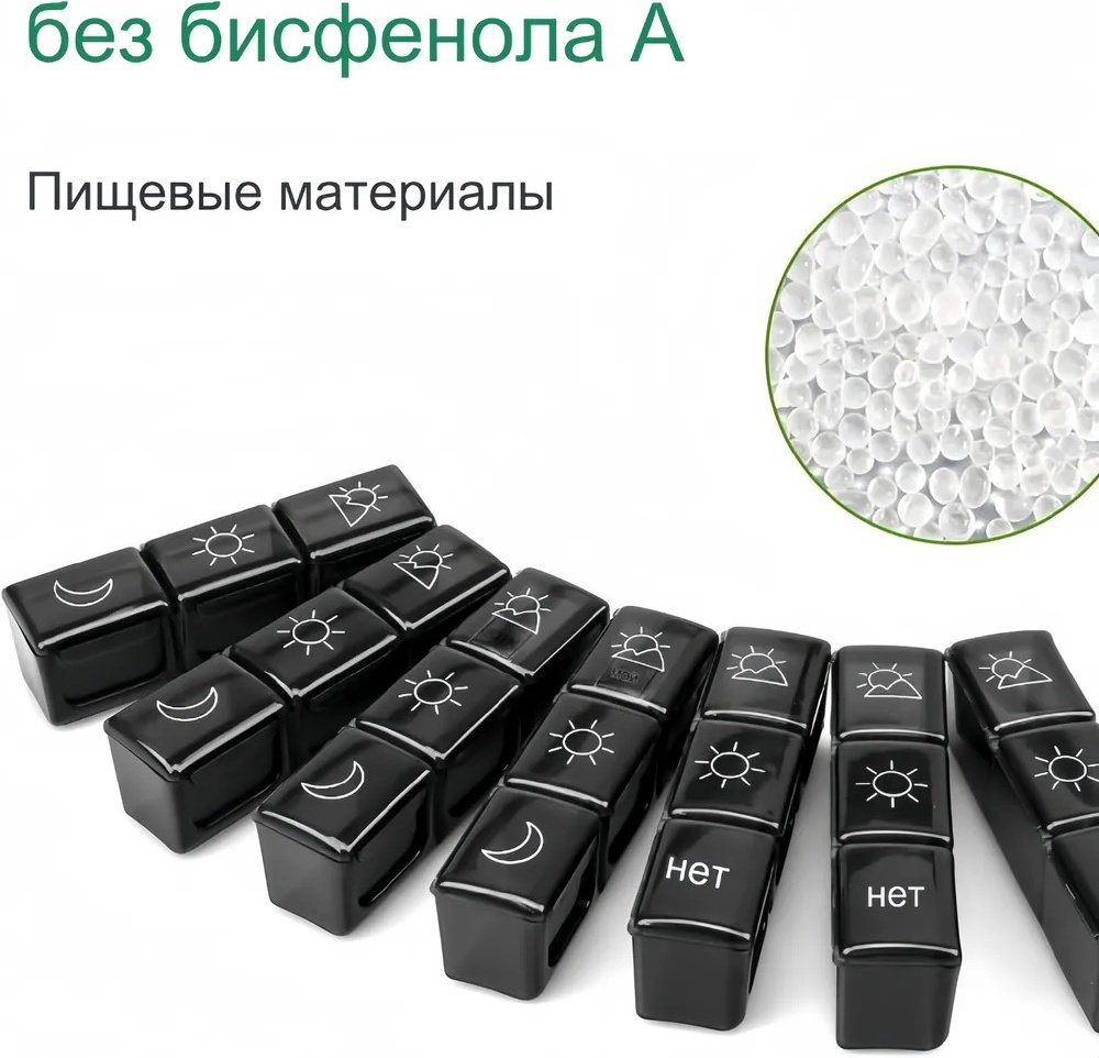 Таблетница 21 отделений - ForteMarket Таблетница 21 отделений купить,0