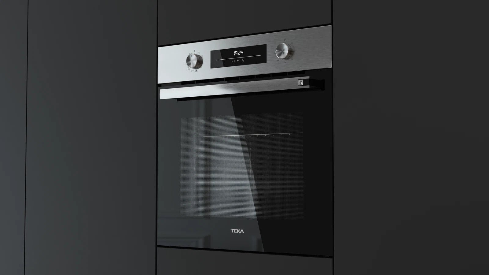 Духовой шкаф TEKA HSB 6350 SS черный, стальной