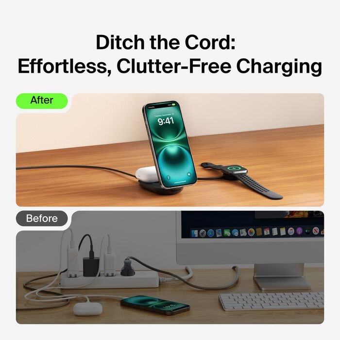 Зарядное устройство Belkin WIZ039KQBK USB Type-C 25 Вт черный купить,NaN