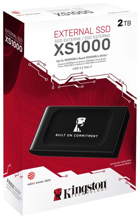 Внешний накопитель Kingston SXS1000/2000GA 2000 Гб черный