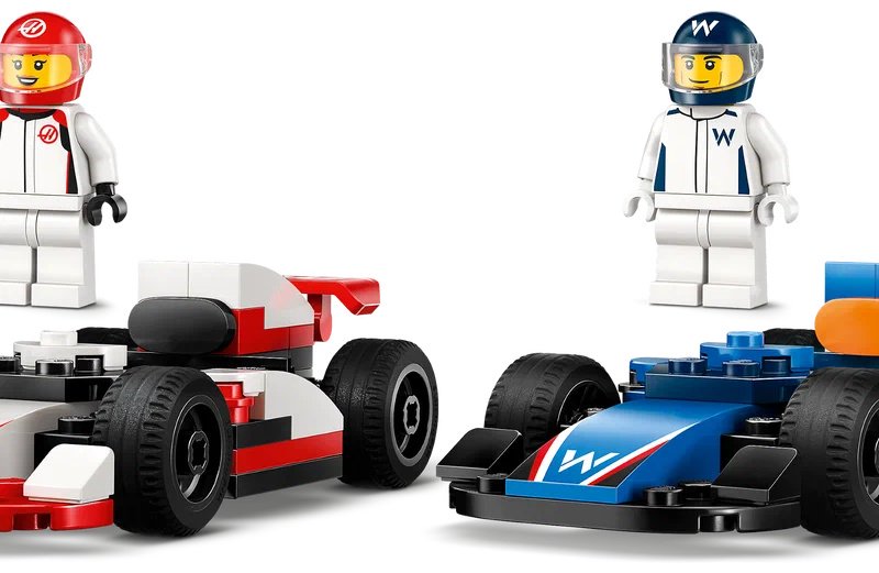 Конструктор LEGO Болиды F1 Williams Racing и Haas F1 60464, деталей 92 шт
