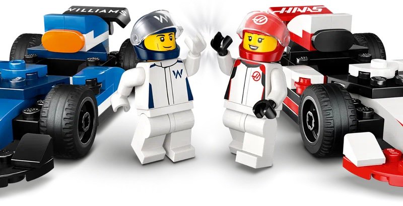 Конструктор LEGO Болиды F1 Williams Racing и Haas F1 60464, деталей 92 шт