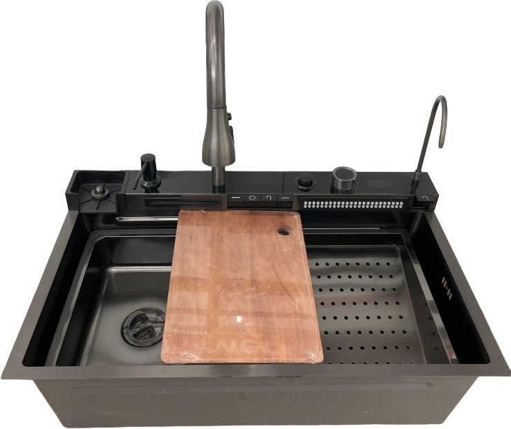 Кухонная мойка ABB 7545AB врезная 75х45х22 см, нержавеющая сталь