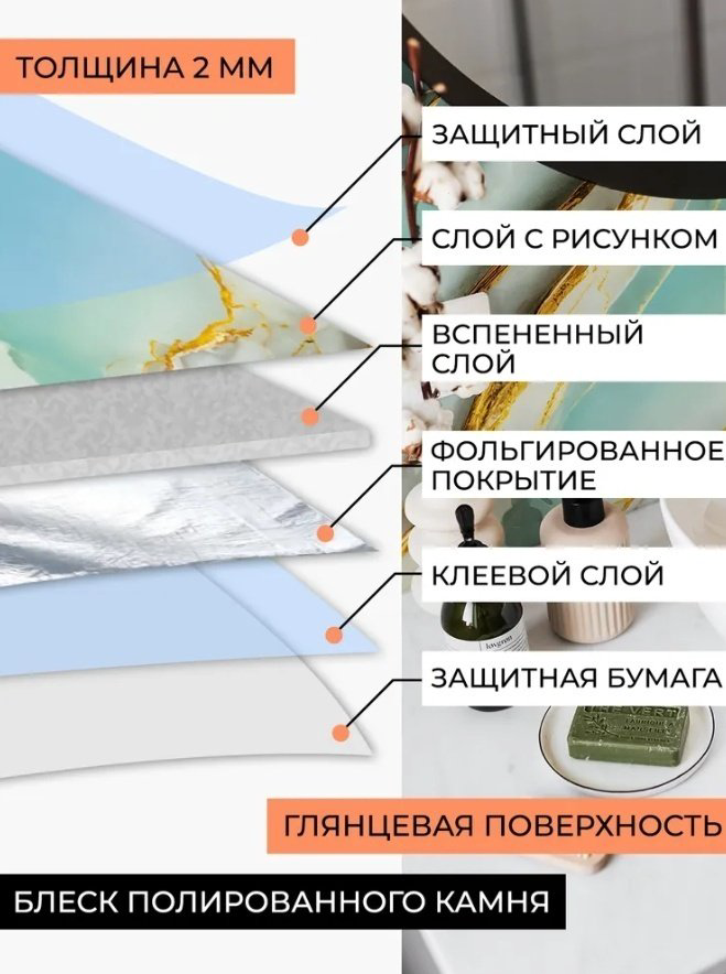 Самоклеящаяся пленка CLS-033 30шт, 600x300 мм купить,NaN