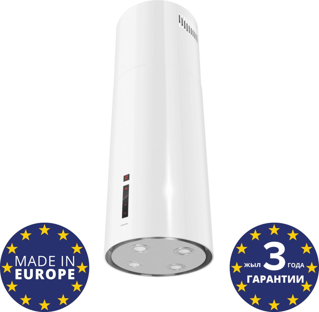 Вытяжка MAUNFELD Lee Isla sensor 39 белый