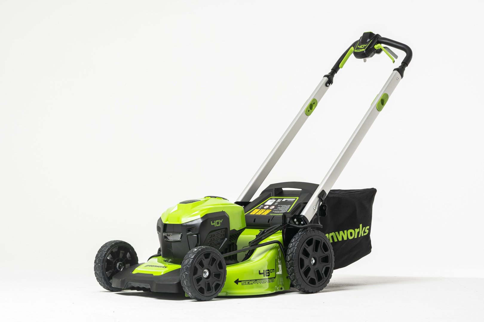 Газонокосилка колесная аккумуляторная Greenworks GD40LM48SPK4/2517407UB