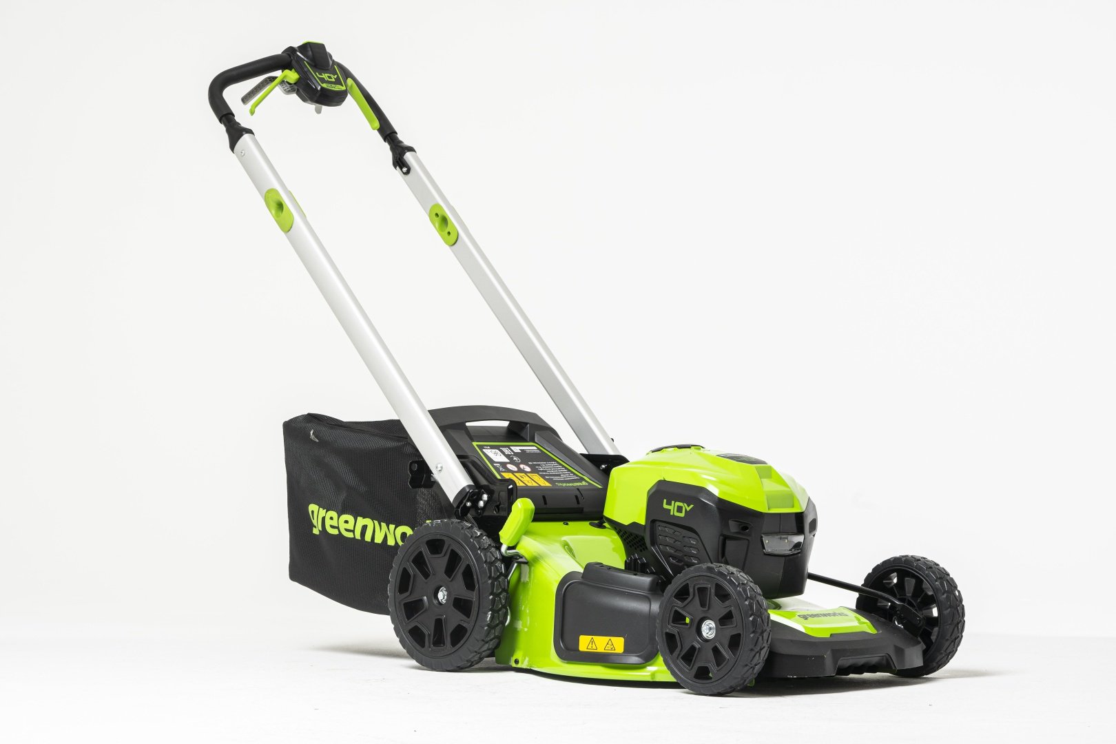 Газонокосилка колесная аккумуляторная Greenworks GD40LM48SPK4/2517407UB