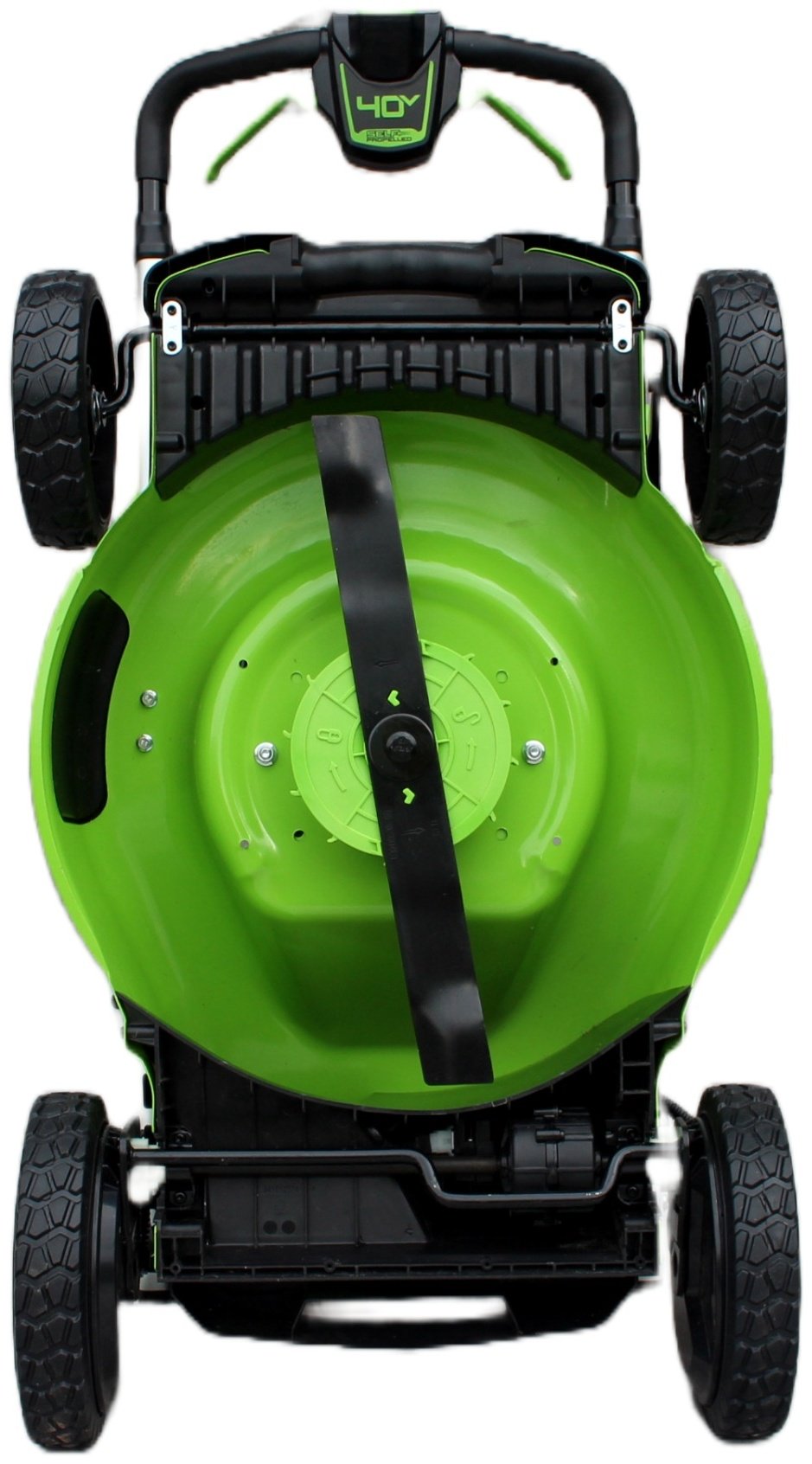 Газонокосилка колесная аккумуляторная Greenworks GD40LM48SPK4/2517407UB