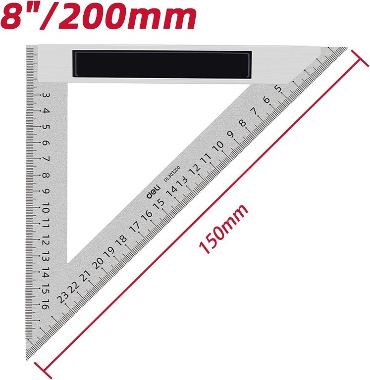 DELI угольник 200 мм (EDL303200)