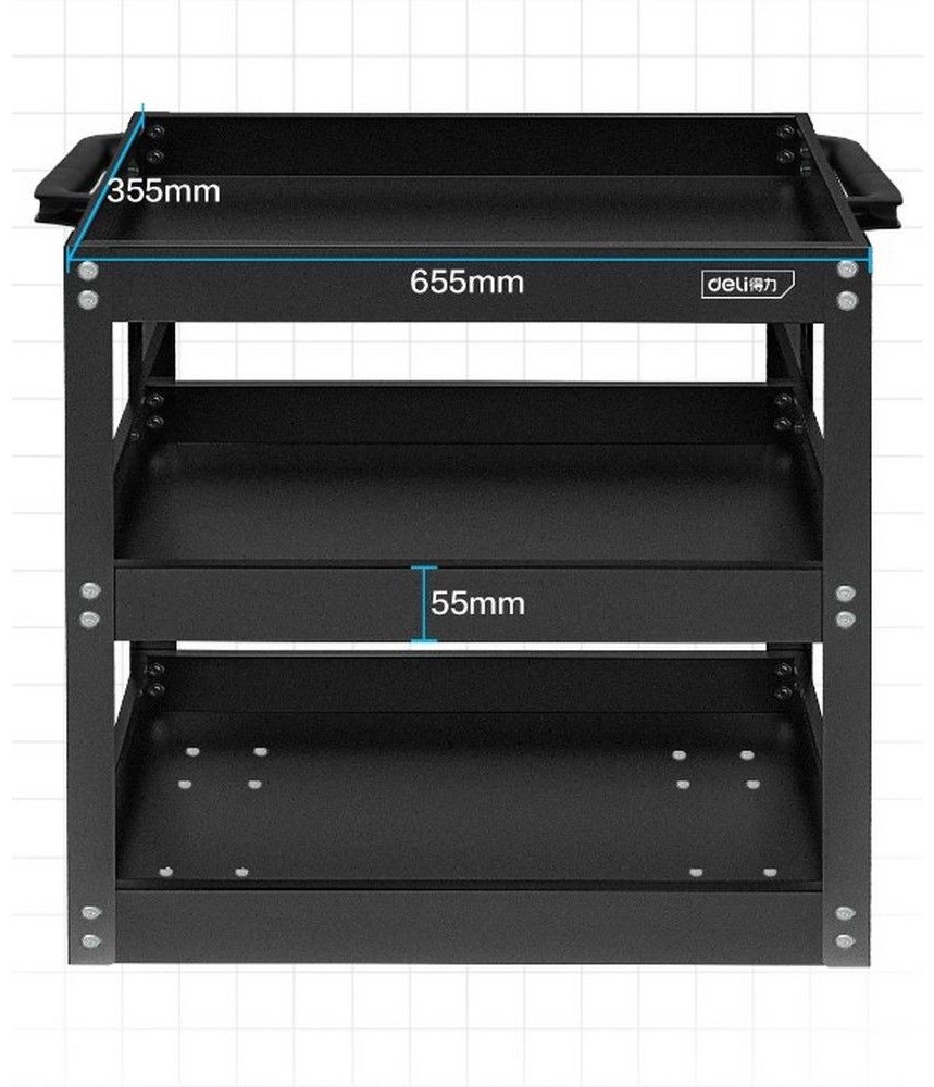 DELI тележка DL433023 (70х35х76 см) купить,NaN