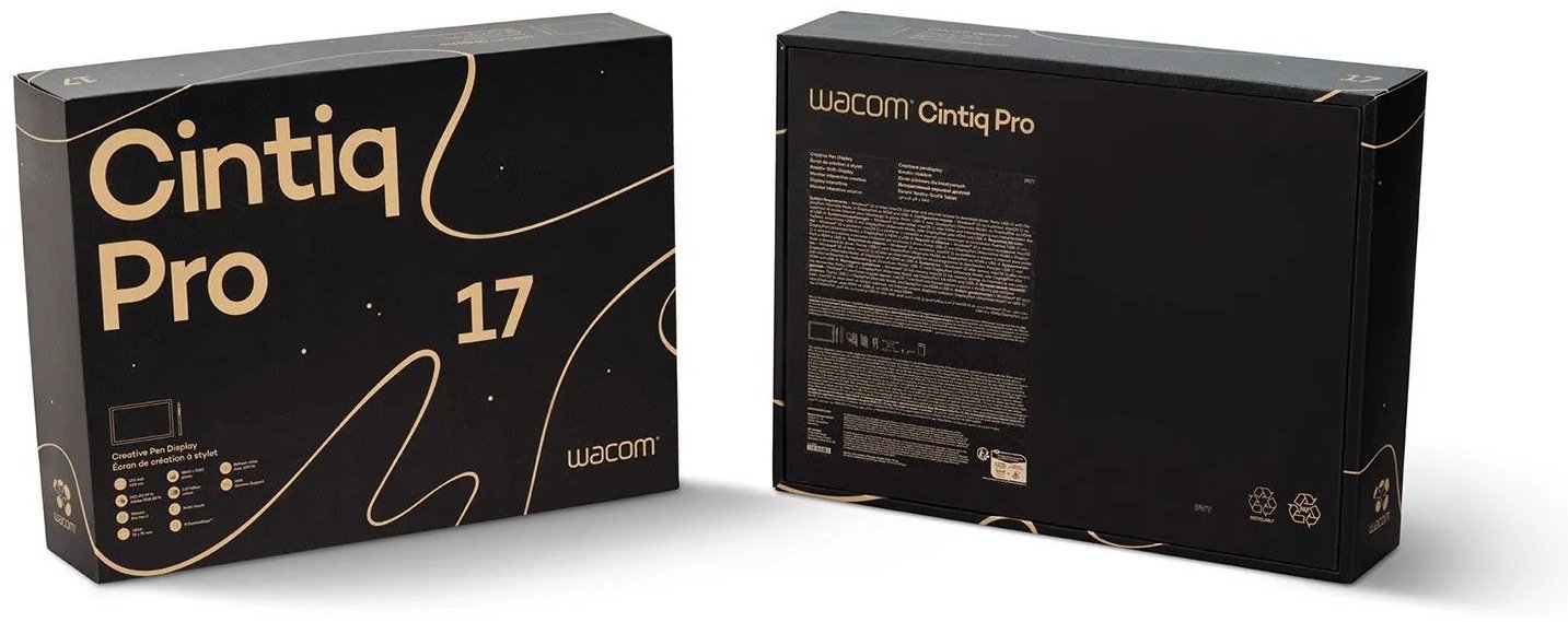 Графический планшет Wacom Cintiq Pro 17 черный купить,1675445