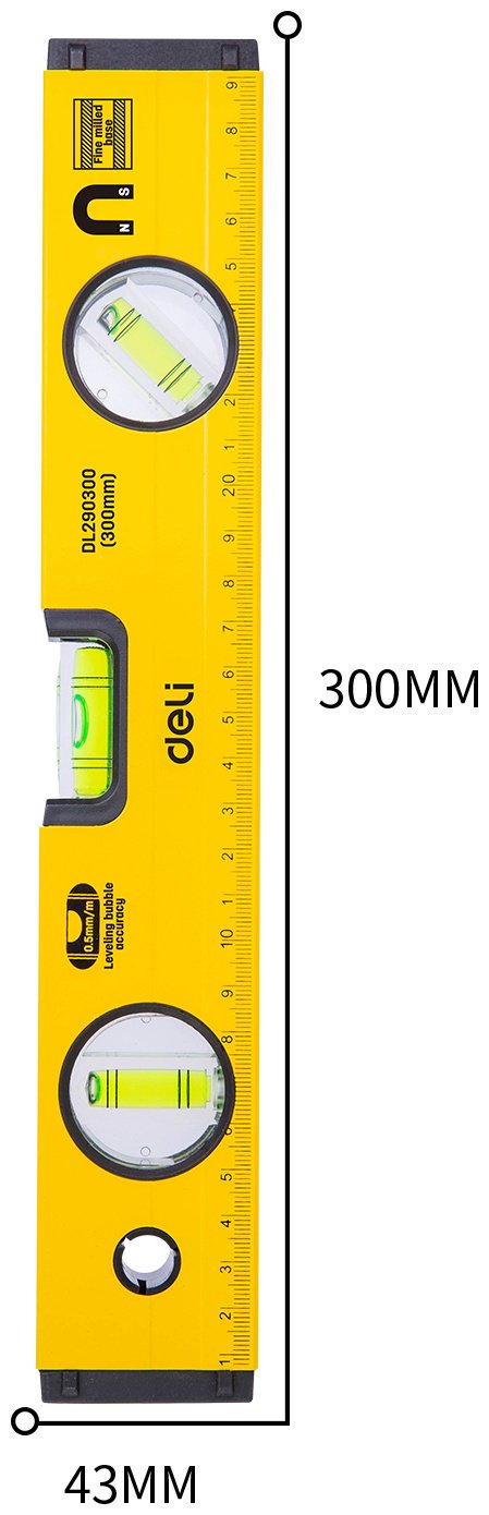 DELI уровень брусковый DL290300 30 см купить,2930
