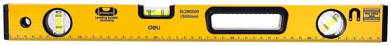 DELI уровень брусковый DL290500 50 см