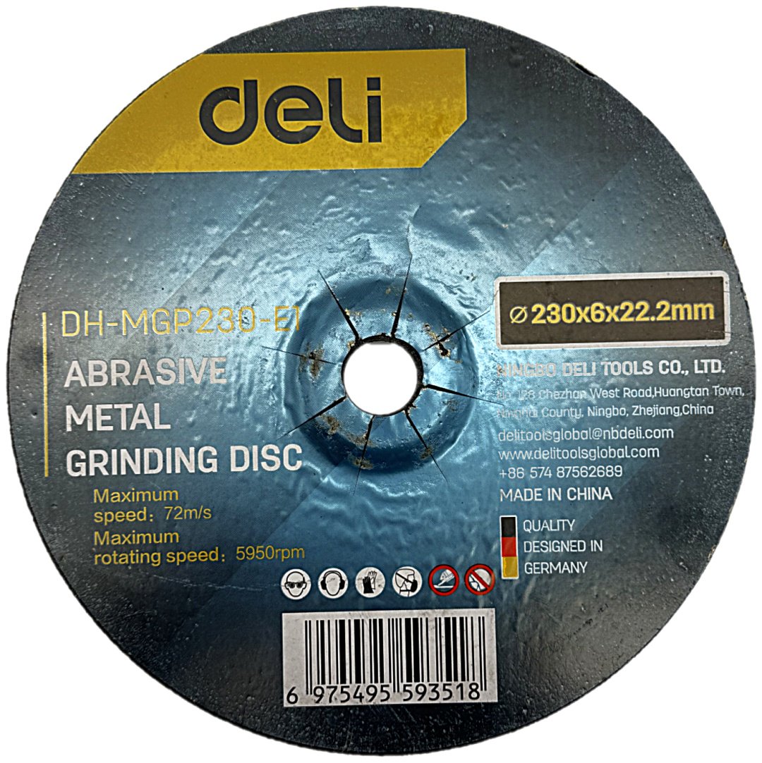 DELI шлифовальный абразивный диск DH-MGP230-E2 230x22.2 мм 1 шт