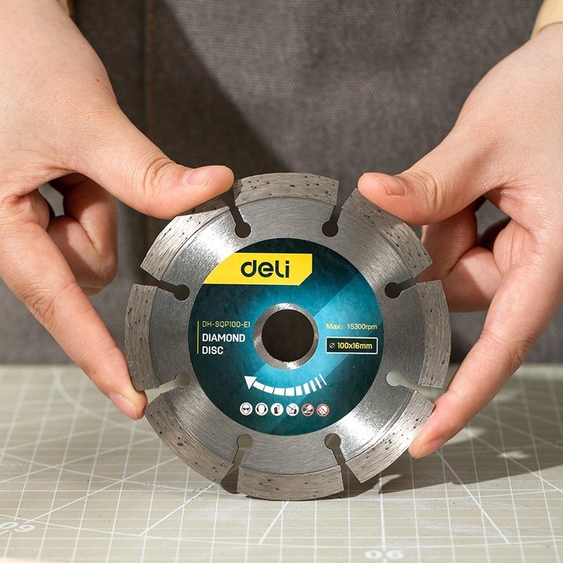 Диск отрезной алмазный 100x6х7.5 мм, DELI DH-SQP100-E1