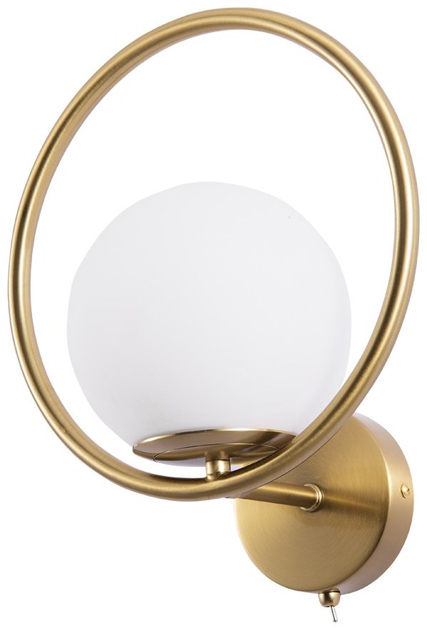 Бра настенный Arte Lamp Е14, белый, бронза купить,NaN