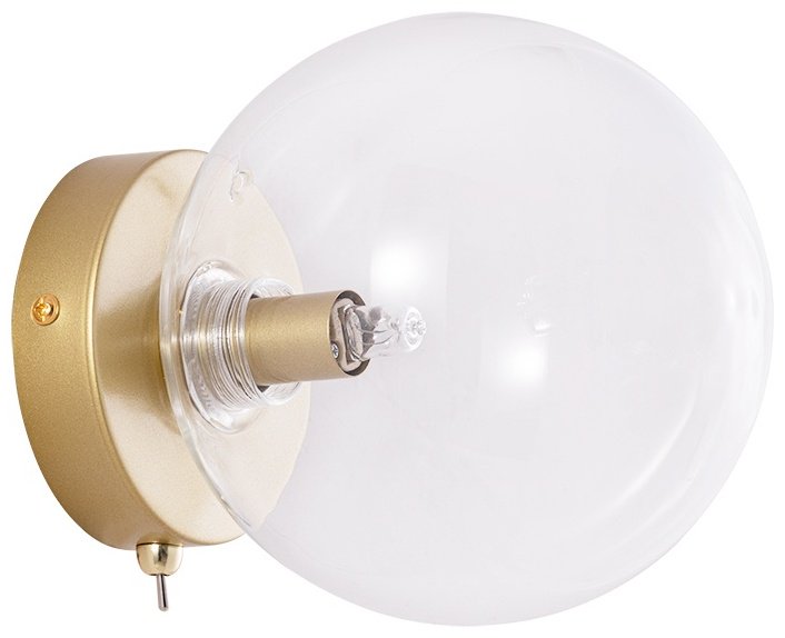 Бра настенный Arte Lamp G9, золотистый, прозрачный купить,NaN