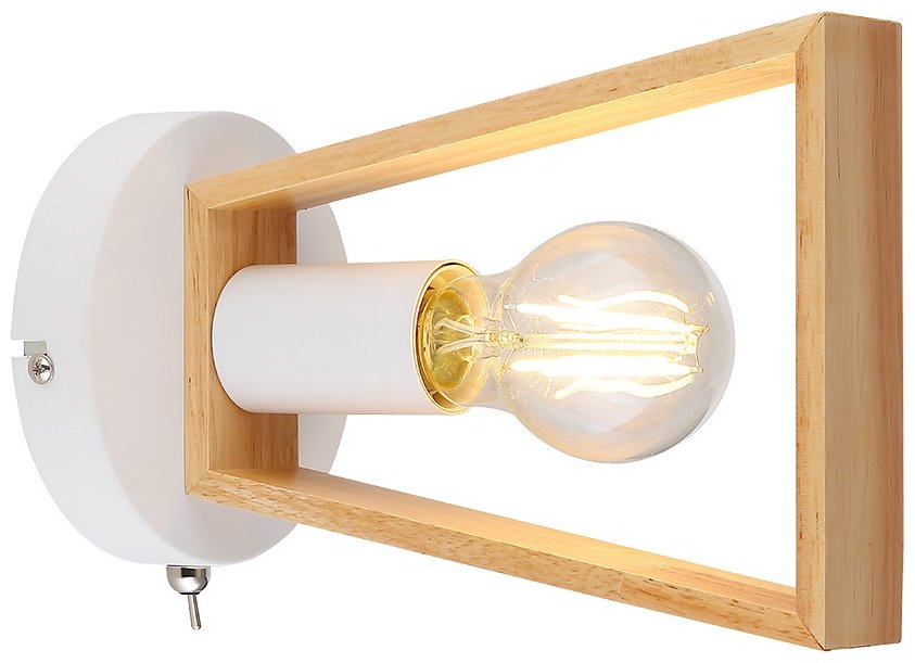 Бра настенный Arte Lamp E27, белый, бежевый купить,NaN