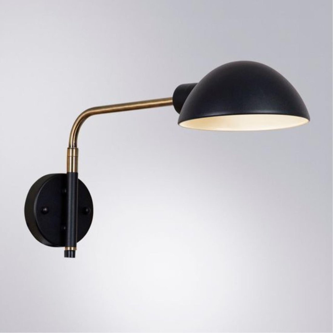 Бра настенный Arte Lamp E27, черный купить,NaN