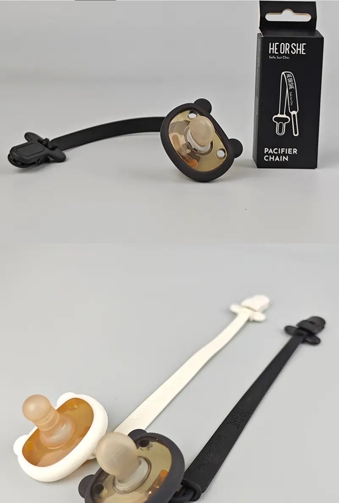 Держатель пустышки HEORSHE HOS-07-001, 1 шт, черный - ForteMarket Держатель пустышки HEORSHE HOS-07-001, 1 шт, черный купить,0