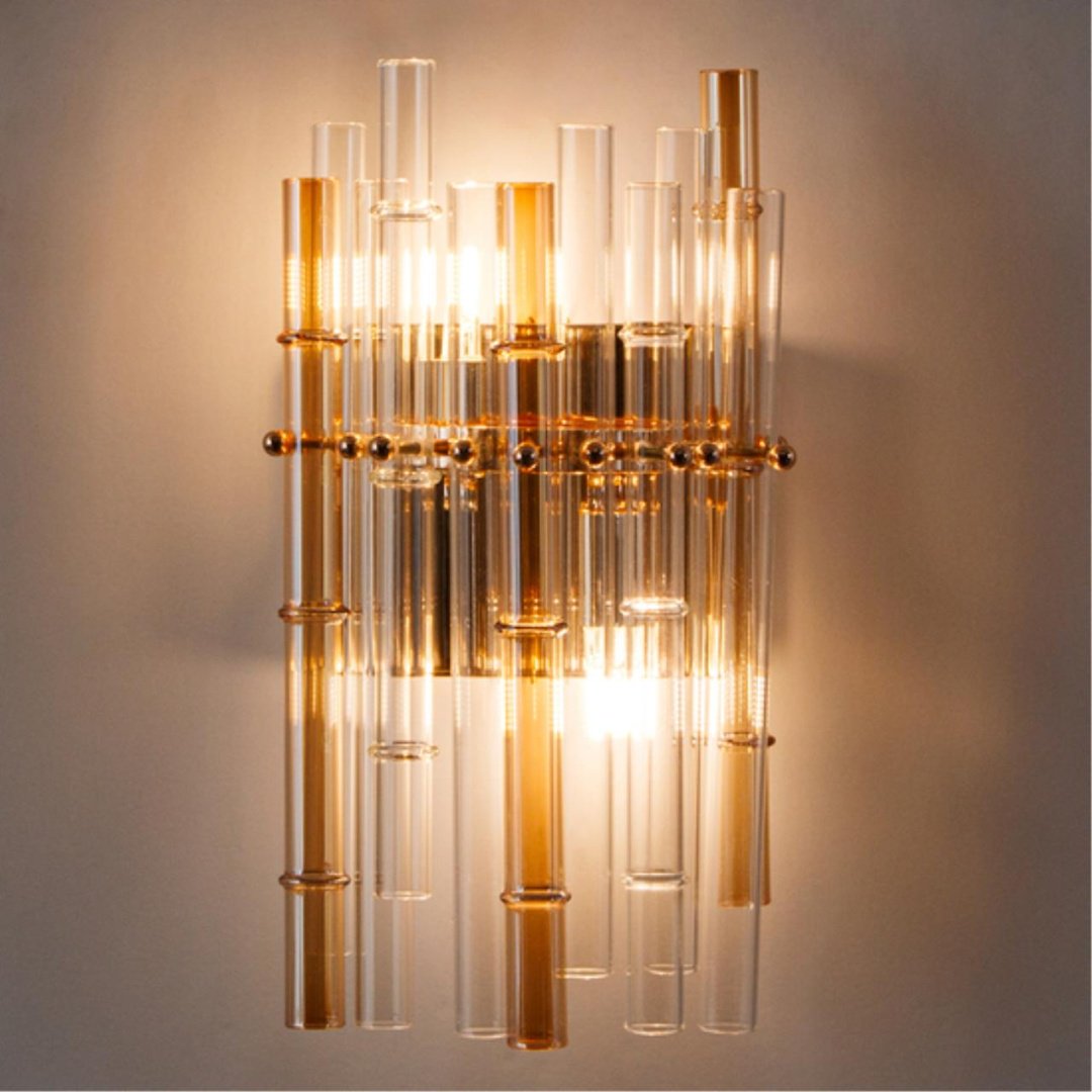 Бра настенный Arte Lamp G9, золотистый, прозрачный купить,NaN