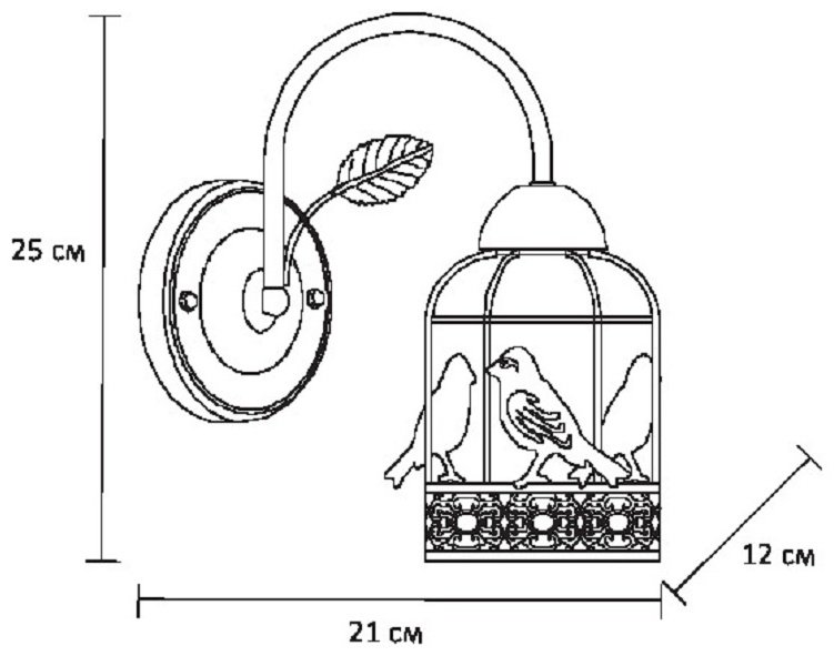 Бра настенный Arte Lamp E27, золотистый, белый купить,NaN