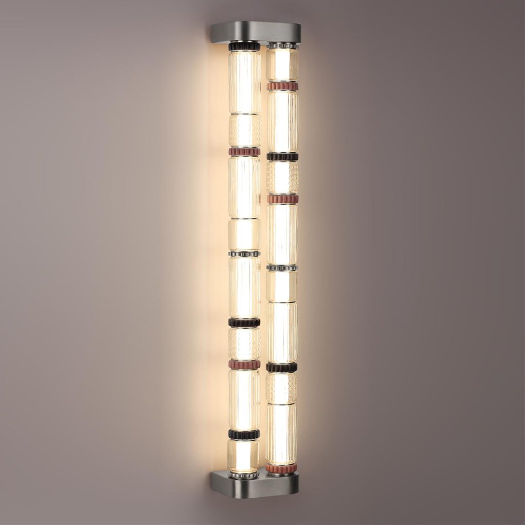 Бра настенный Odeon Light LED, серый, прозрачный купить,NaN