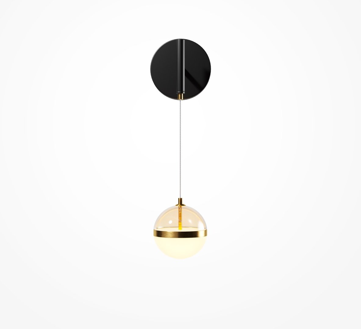 Бра настенный Maytoni LED, черный, золотистый, белый купить,NaN