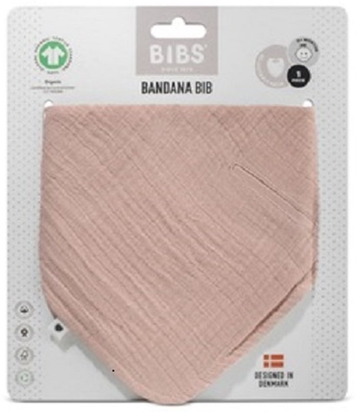 Нагрудник BIBS Bandana Bib Blush, мин. возраст с рождения, 1 шт - ForteMarket Нагрудник BIBS Bandana Bib Blush, мин. возраст с рождения, 1 шт купить,0