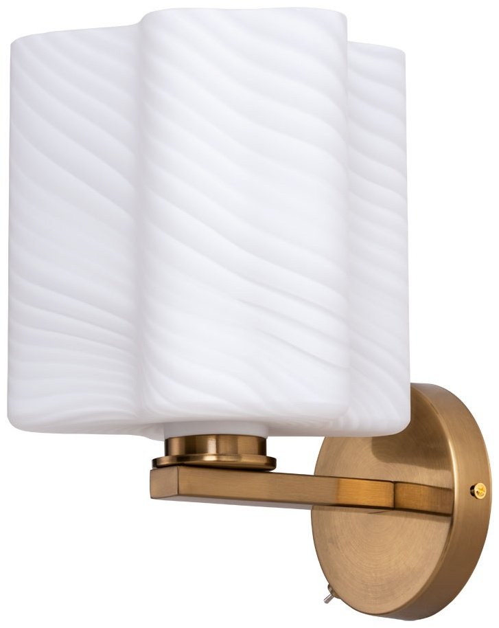 Бра настенный Arte Lamp E27, белый, бронза купить,NaN