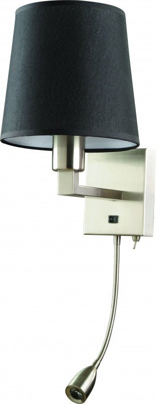 Бра настенный Arte Lamp E27, серебристый купить,NaN