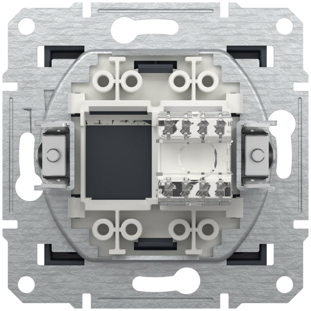 Schneider Electric встраиваемая EPH4700171 , телевизионный/компьютерный (RJ45) цвет черный