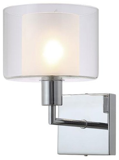 Бра настенный Crystal Lux Е14, белый, серебристый купить,NaN