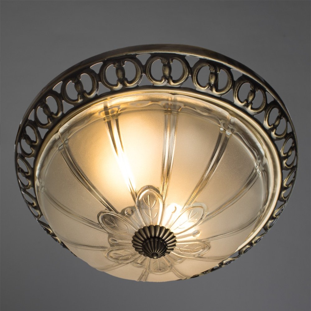 Светильник потолочный Arte Lamp E27 60 Вт белый, бронза купить,NaN