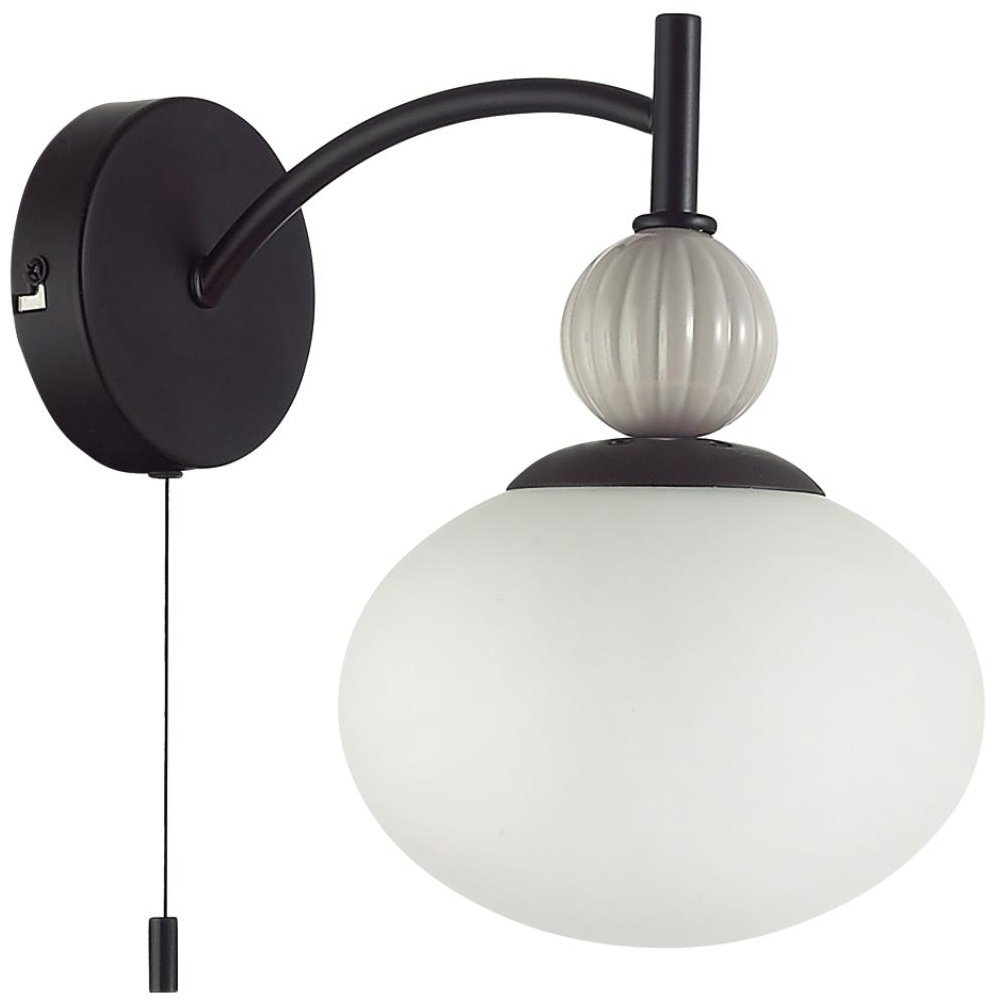 Бра настенный Lumion E14, черный, белый купить,NaN