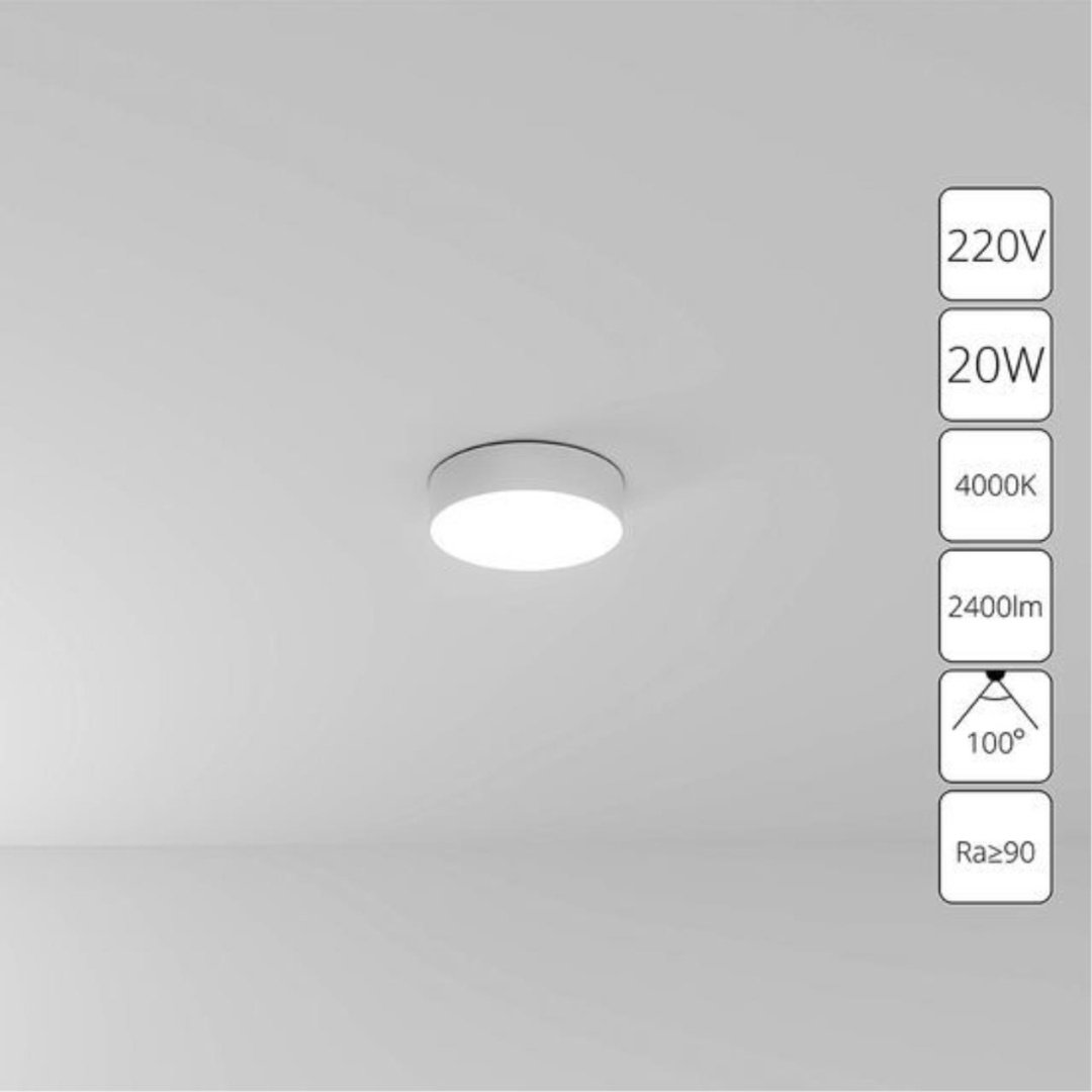 Светильник потолочный Arte Lamp LED 20 Вт белый купить,NaN