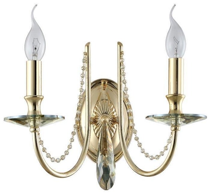 Бра настенный Crystal Lux Е14, золотистый купить,NaN