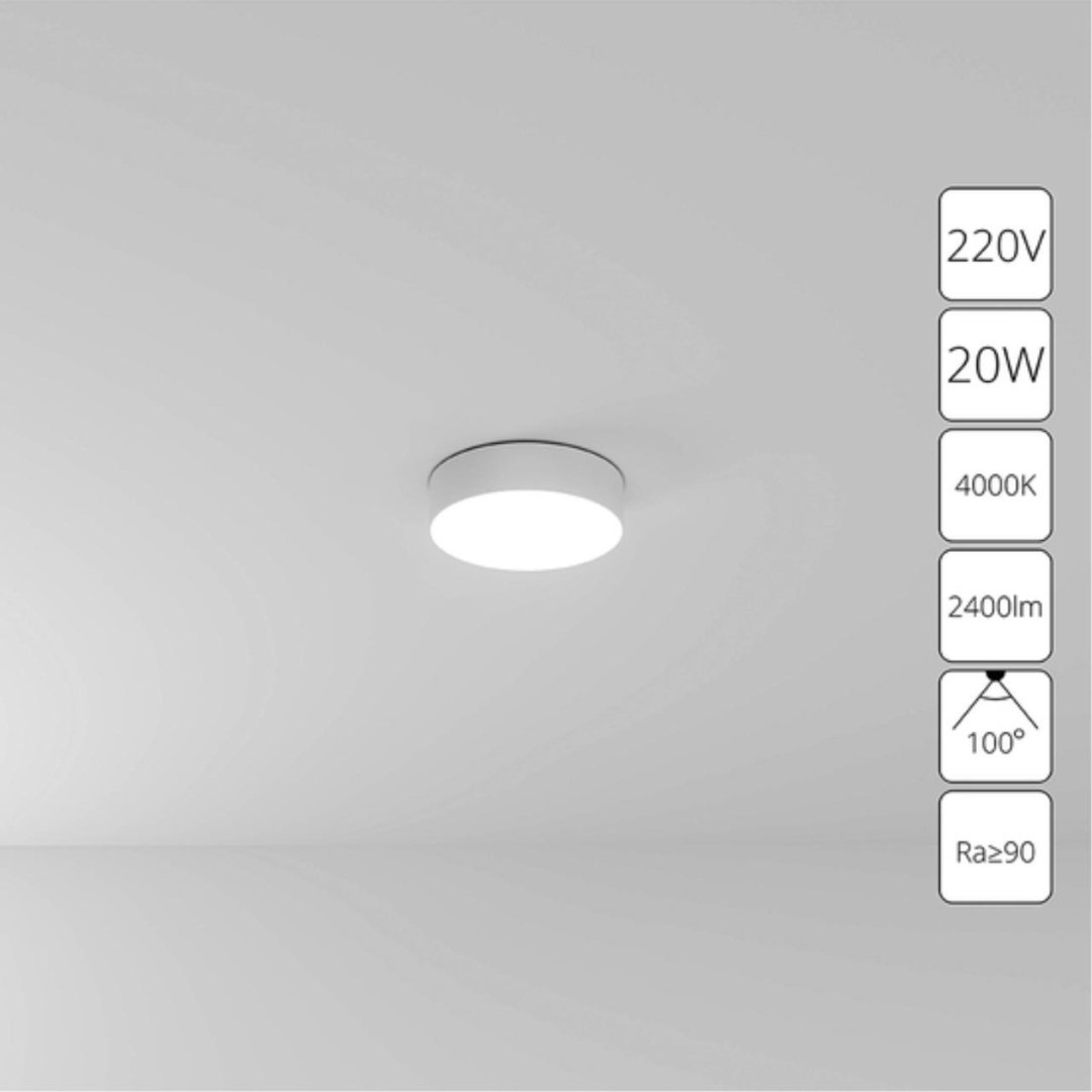 Светильник потолочный Arte Lamp LED 20 Вт белый купить,NaN