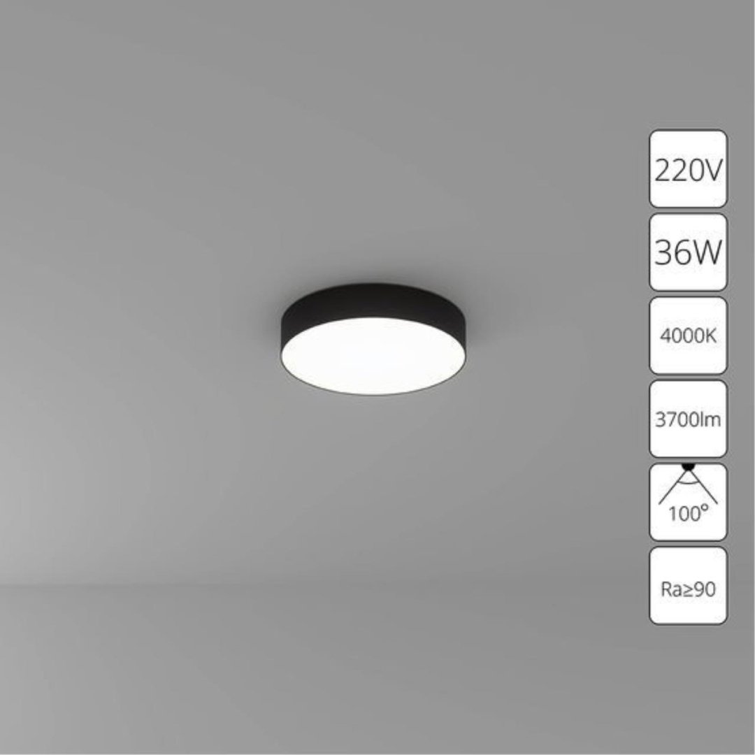 Светильник потолочный Arte Lamp LED 36 Вт черный, белый купить,NaN