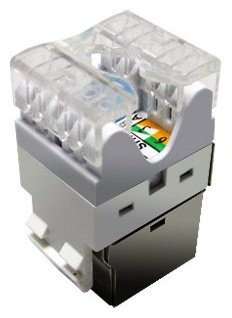 SHIP встраиваемая M257, компьютерный (RJ45) цвет серый