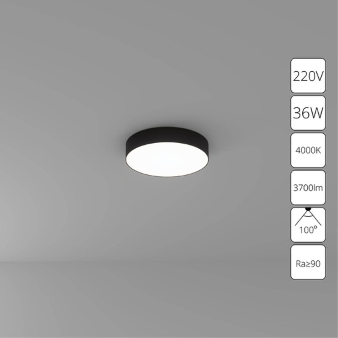 Светильник потолочный Arte Lamp LED 36 Вт черный, белый купить,NaN