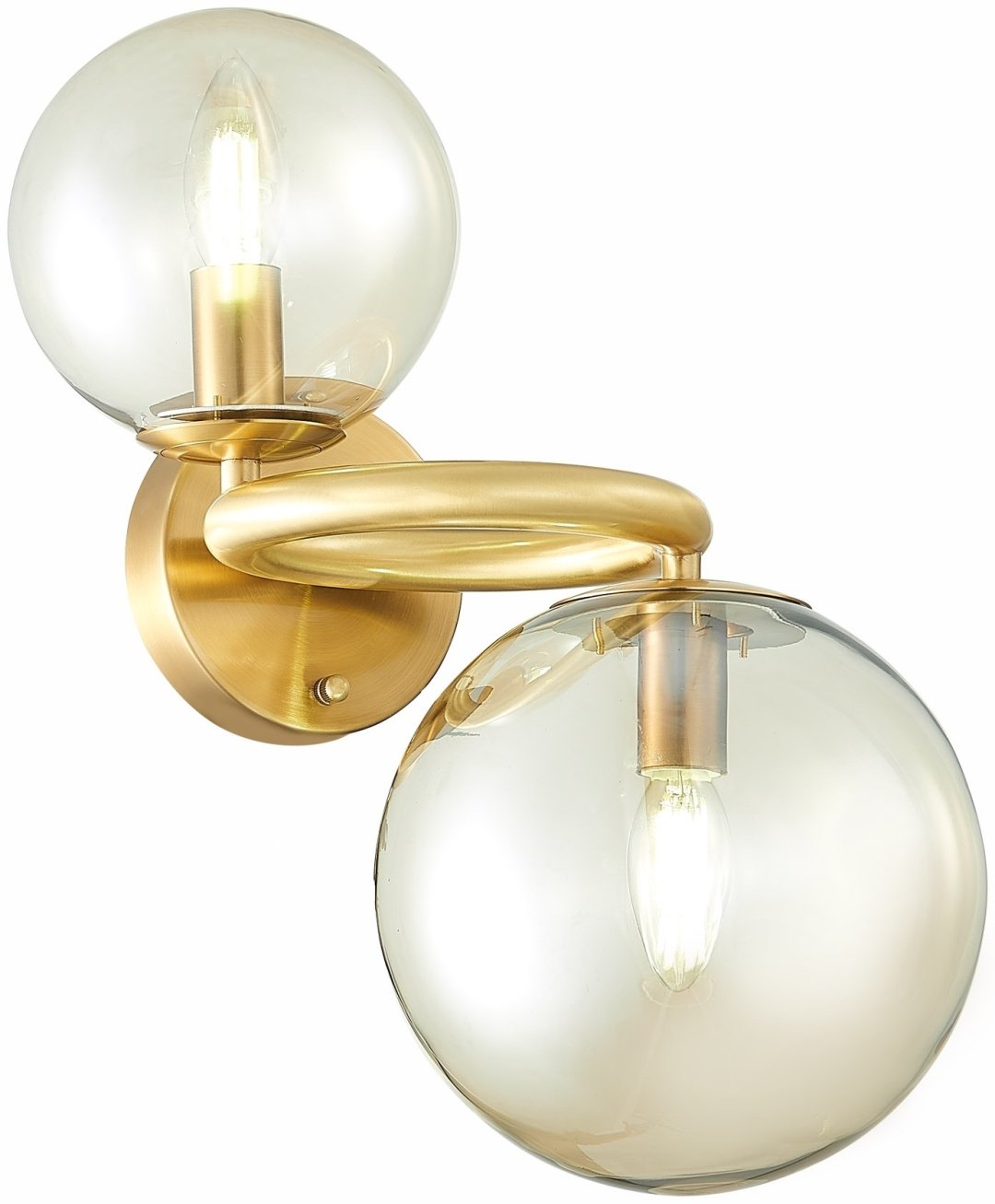 Бра настенный ST Luce Е14, золотистый, бежевый купить,NaN