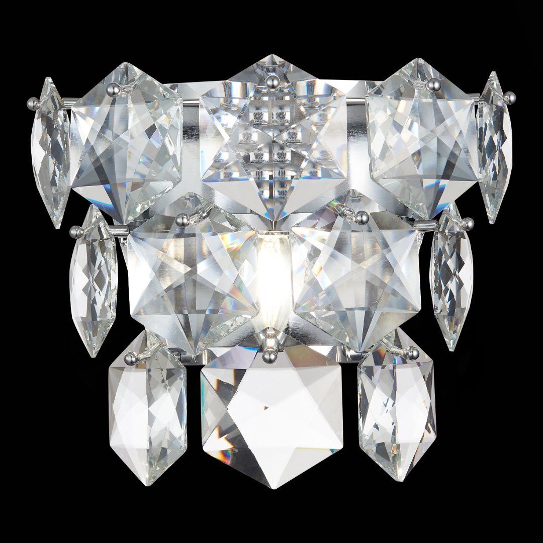 Бра настенный ST Luce Е14, серебристый, прозрачный купить,NaN