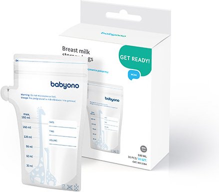 Пакет BabyOno 1084, объём 180 мл, 30 шт купить,0