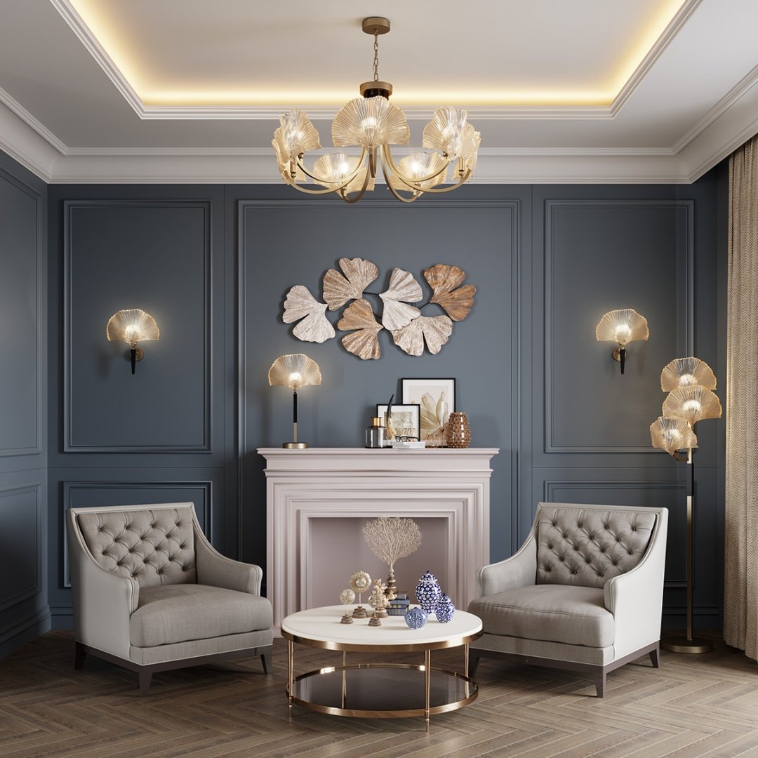 Бра настенный Odeon Light Е14, золотистый купить,NaN