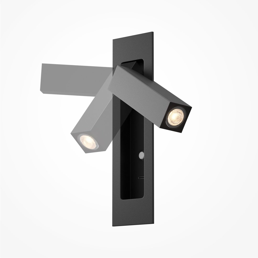 Бра настенный Maytoni LED, черный купить,NaN